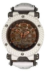 SYNCHRO R White Skeleton Automatic