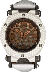 SYNCHRO R White Skeleton Automatic