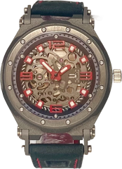 SYNCHRO II Red Skeleton Automatic