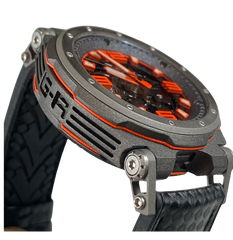 SYNCHRO R Orange Skeleton Automatic