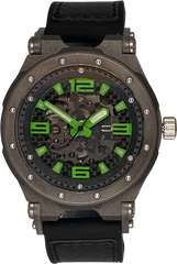 SYNCHRO R Green Skeleton Automatic