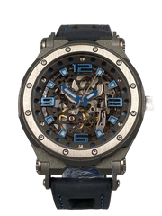 SYNCHRO II Blue Skeleton Automatic